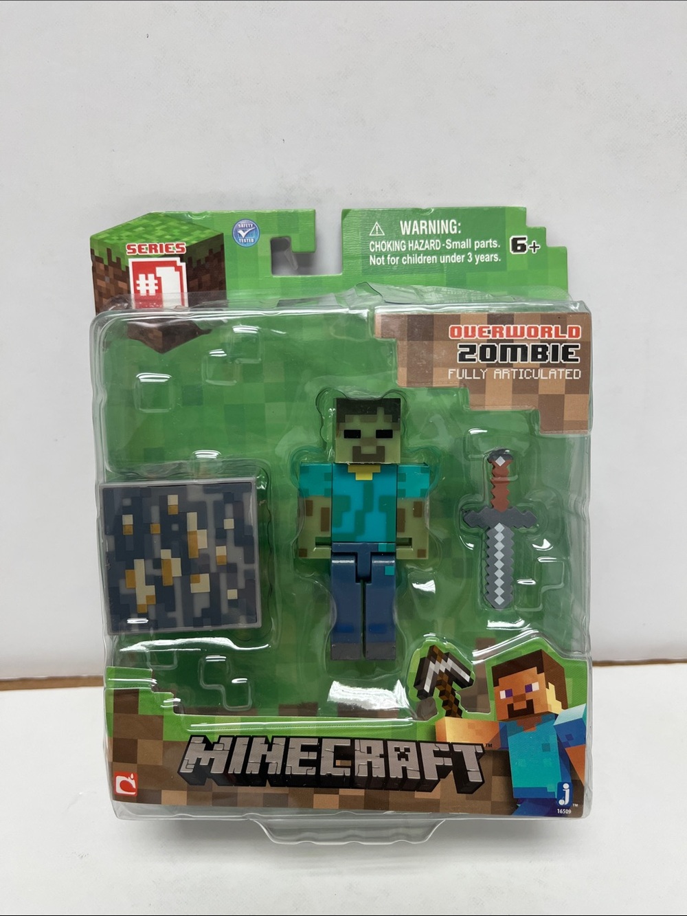 Minecraft Overworld Zombie Action Figure - Series 1